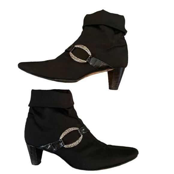 Brighton Low Black Booties, 8.5 - Picture 1 of 7
